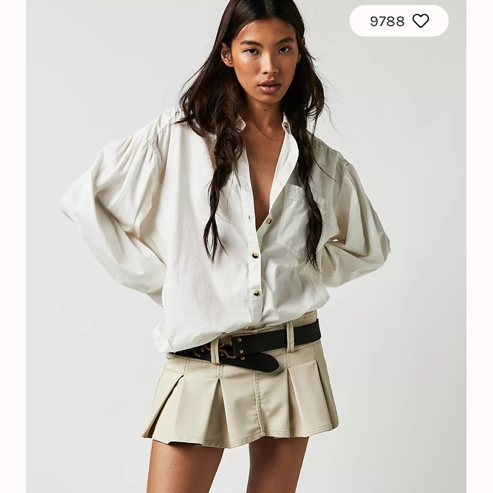Happy Hour Solid Poplin Top